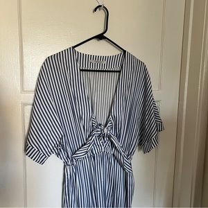 NWOT Underprotection Pinstripe Jumpsuit S